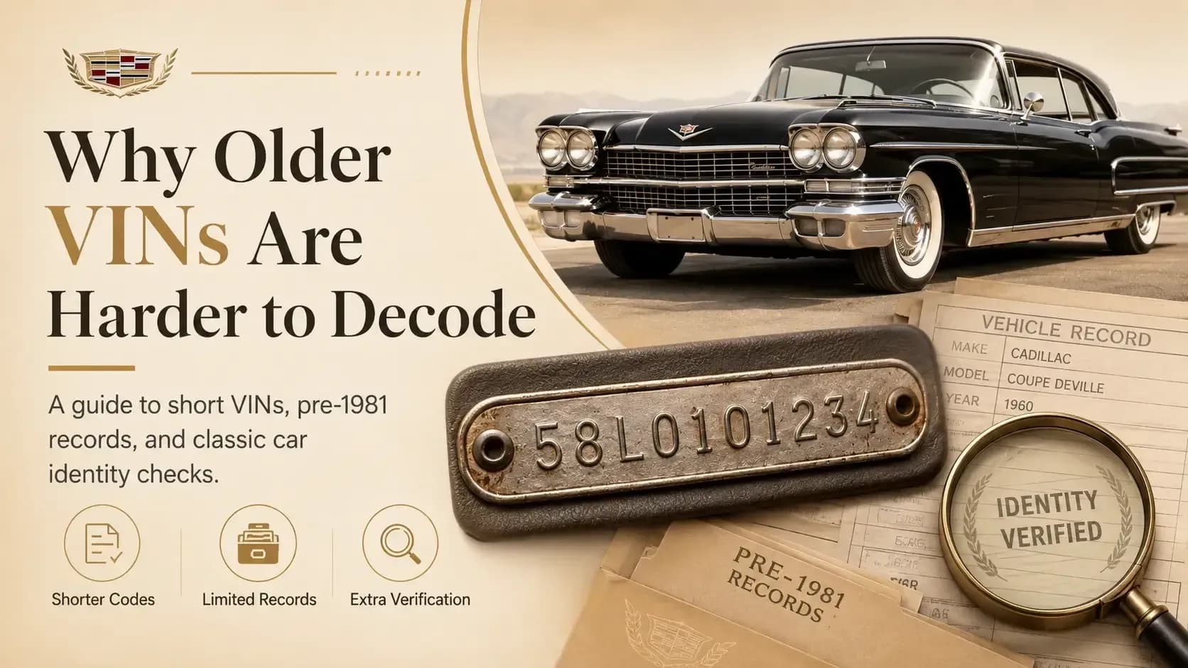 How to Use a Pre-1981 VIN Decoder: A Classic Car Buyer's Guide