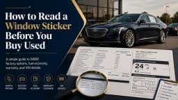How to Read a Window Sticker Before You Buy Used