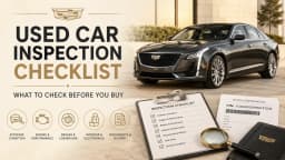 Used Car Inspection Checklist: What to Check Before You Buy